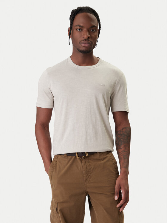 BOSS Tricou Tegood 50508243 Bej Regular Fit