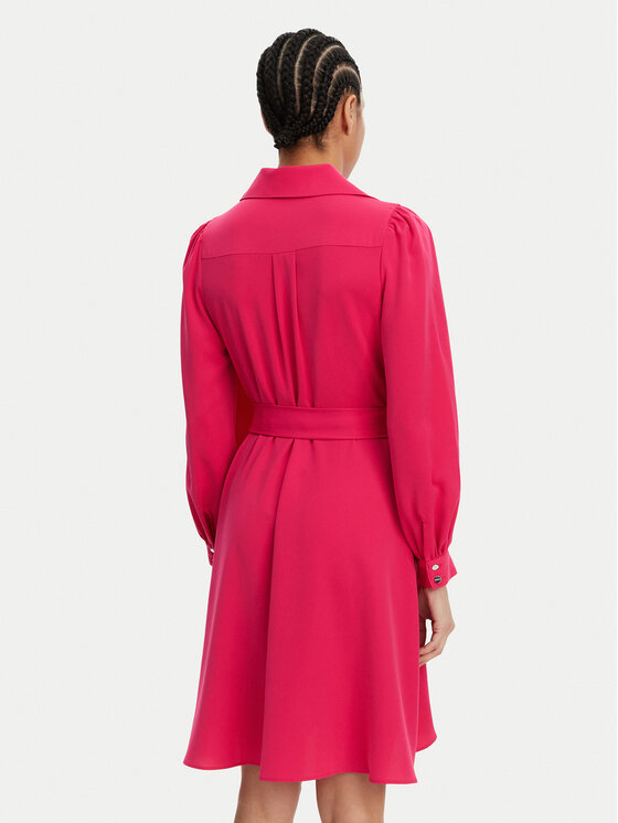 DKNY DKNY Рокля тип риза DD3K7484 Розов Regular Fit