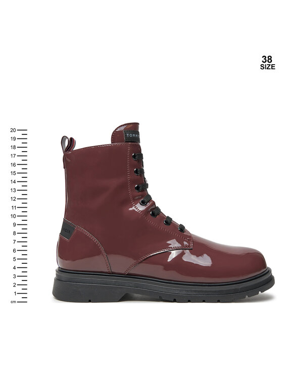Tommy Hilfiger Tommy Hilfiger Botine T4A5-33588-0775356 Vișiniu