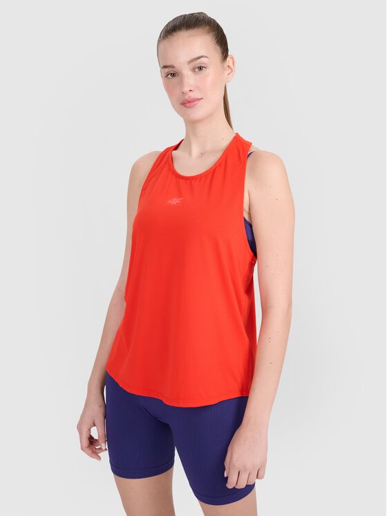 4F 4F Tank top 4FWSS25TFSLF412-62S Κόκκινο Oversize