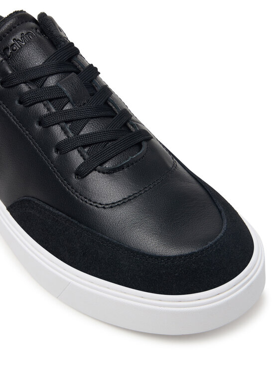 Calvin Klein Calvin Klein Sneakersy Classic Cups Oxf Tmb Lth-Su Tc HM0HM02354 Czarny