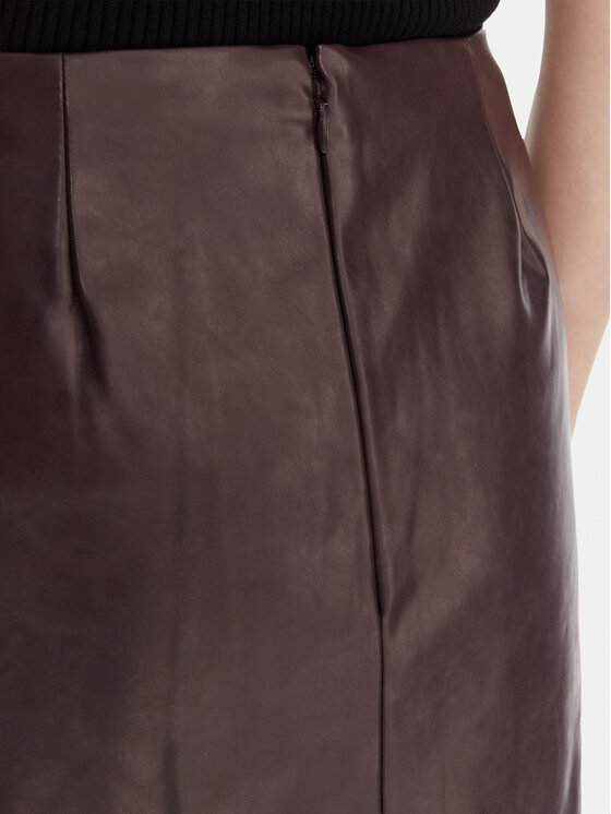 French Connection French Connection Пола от имитация на кожа 73ZAP 60 Бордо Regular Fit