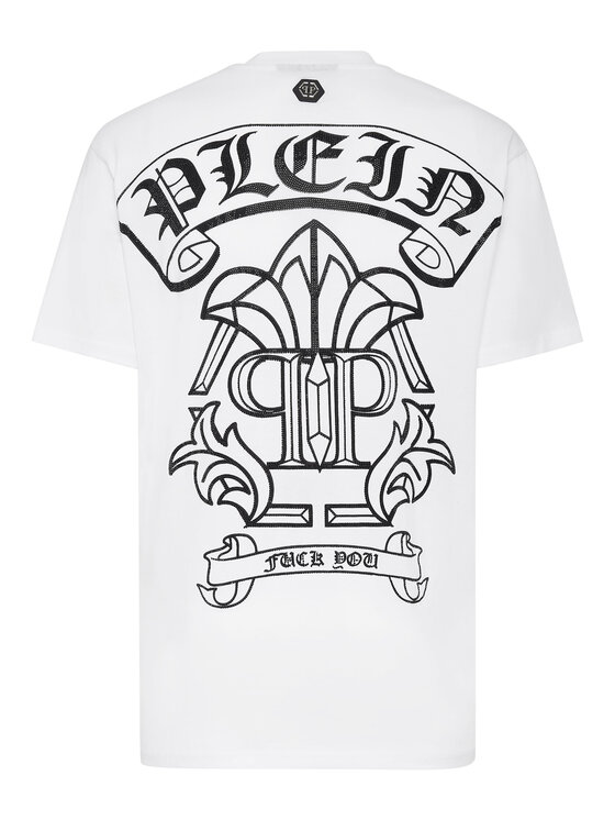 PHILIPP PLEIN PHILIPP PLEIN T-Shirt 943 Biały Regular Fit
