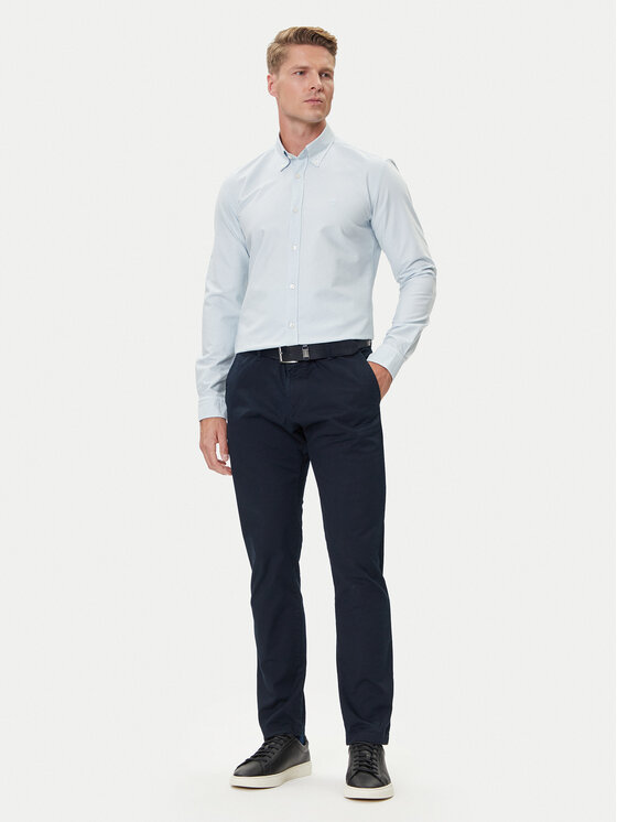 BOSS BOSS Košile H-Roan 50544917 Světle modrá Slim Fit