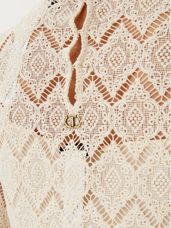 TWINSET TWINSET Bluse 251TP2404 Beige Regular Fit