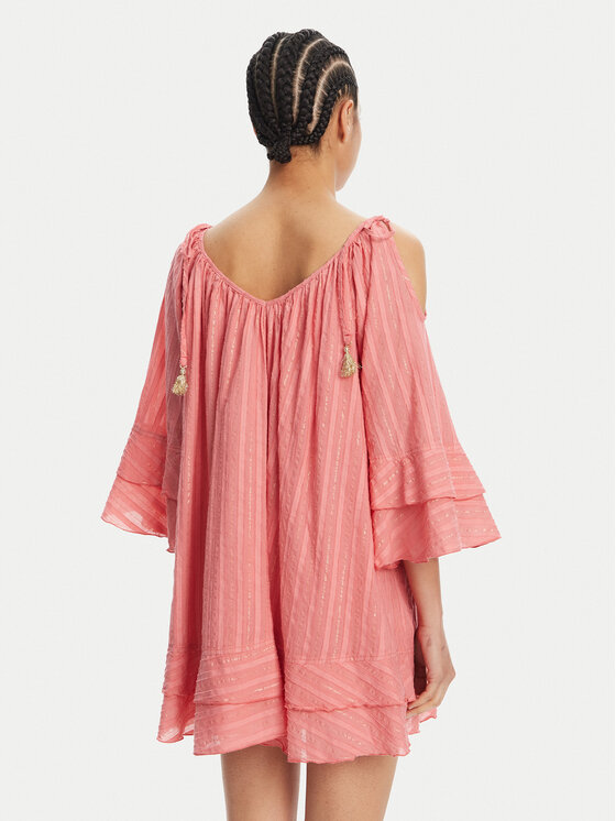 Devotion TWINS Devotion TWINS Poletna obleka Amazing 025.357G Koral Loose Fit