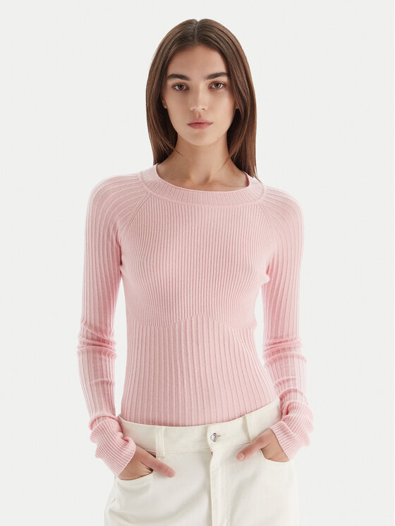 Patrizia Pepe Patrizia Pepe Sweater 2K0337/K7S0-M555 Rózsaszín Regular Fit