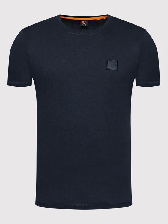 BOSS Boss T-särk Tales 50472584 Tumesinine Relaxed Fit