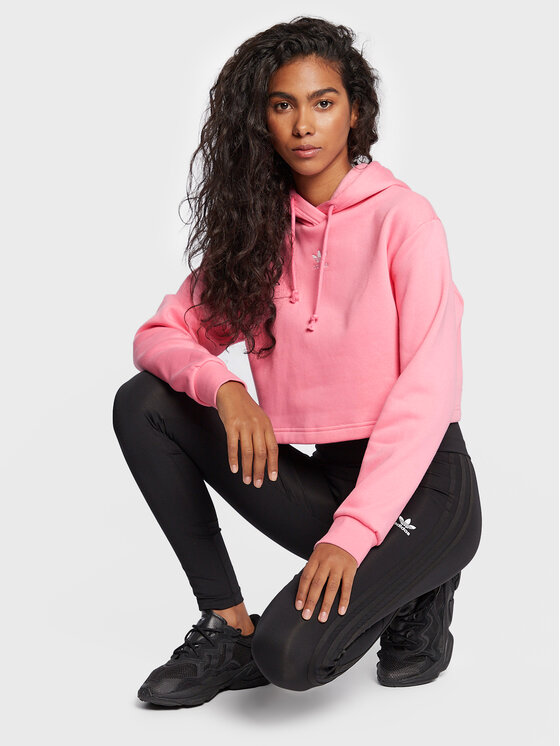 Felpa adicolor Essentials HJ7853 Rosa Regular Fit