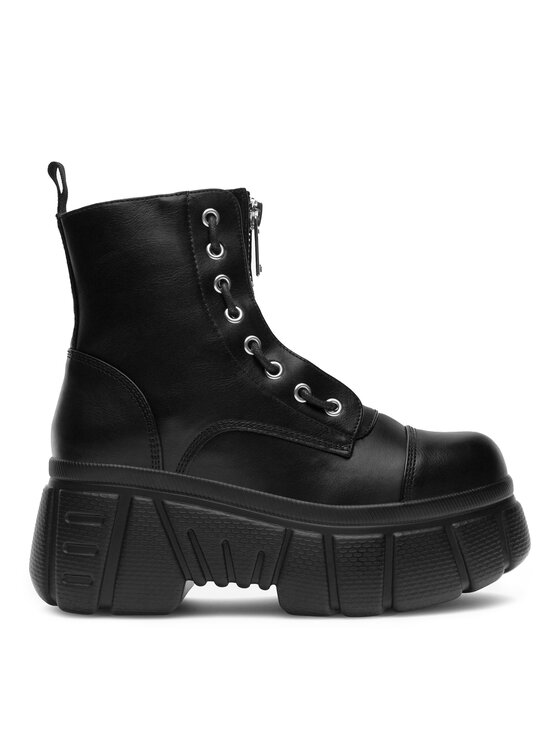 DeeZee DeeZee Schnürschuhe H1937-8 Schwarz