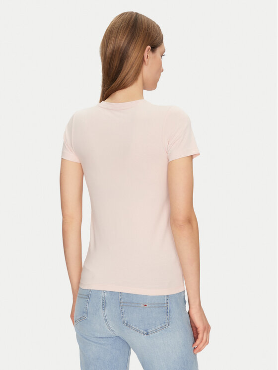 Guess Jeans Guess Jeans T-Shirt W5GI24 J1314 Beżowy Regular Fit