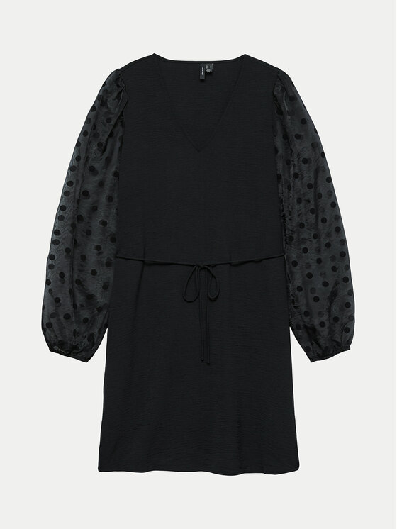 Vero Moda Vero Moda Koktejlové šaty Alva 10337473 Čierna Regular Fit