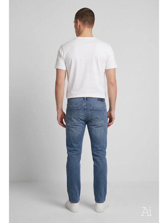 Cross Jeans Cross Jeans Jeansy C 132-211 Niebieski Straight Leg