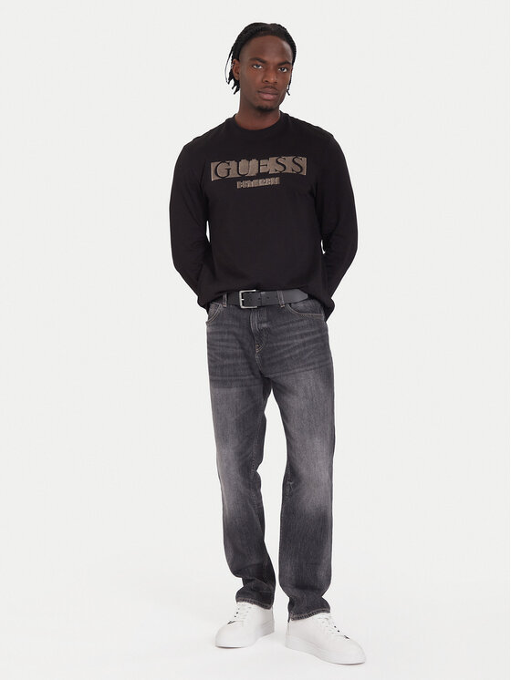 Guess Guess Longsleeve M5BI10 K8FQ4 Μαύρο Regular Fit