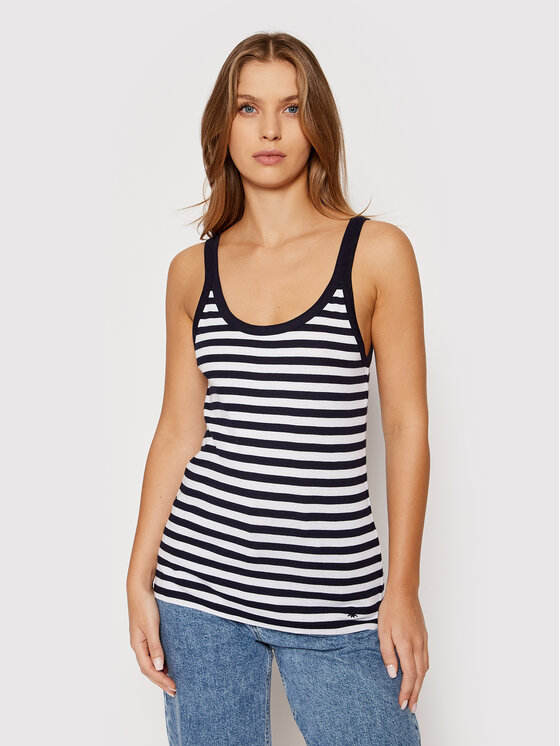 United Colors Of Benetton United Colors Of Benetton Top 3OA6E8397 Tamnoplava Regular Fit