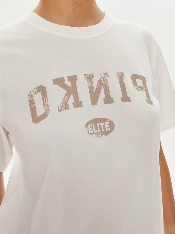 PINKO Pinko Majica Tiramisu 104269 Bela Reglan Fit