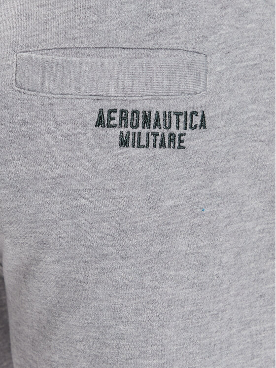 Aeronautica Militare Aeronautica Militare Spodnie dresowe 231PF873F488 Szary Regular Fit