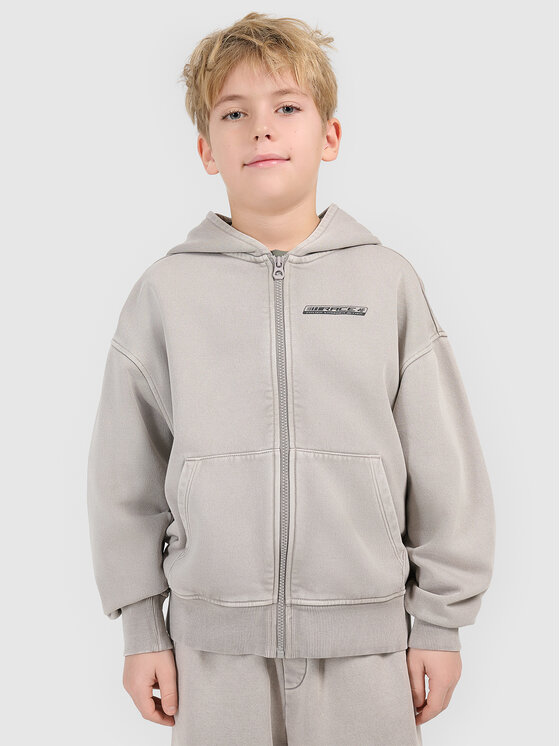 4F 4F Bluza ESPORTS RACING Szary Loose Fit