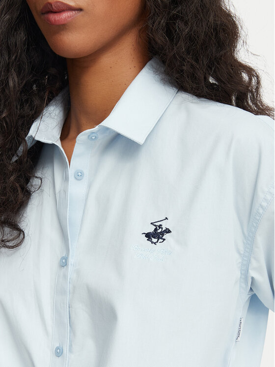 Beverly Hills Polo Club Beverly Hills Polo Club Košulja P-SS26W-SH506602 Plava Regular Fit