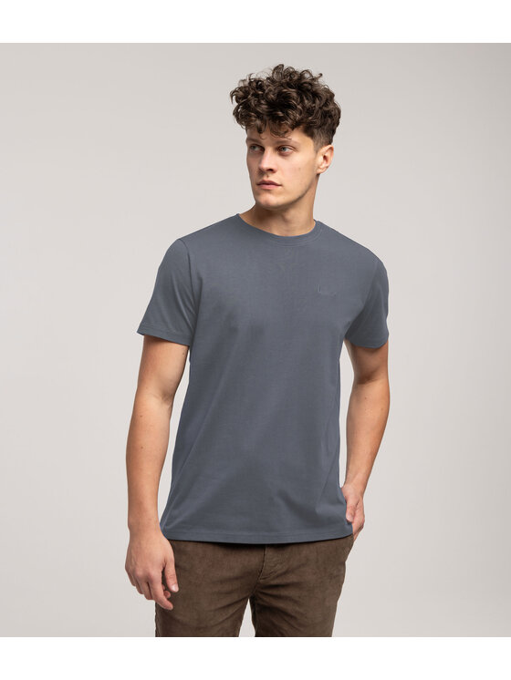 Lee Cooper Lee Cooper T-Shirt OBUTCH 0875 Niebieski Regular Fit