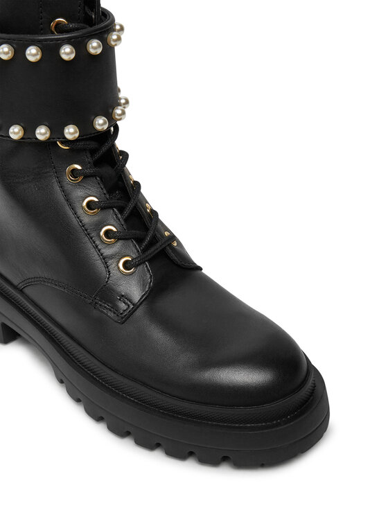 LOVE MOSCHINO LOVE MOSCHINO Schnürstiefeletten JA24235G0LIA0000 Schwarz
