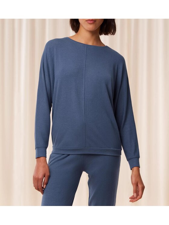 Triumph Triumph Bluza Cozy Comfort Top 01 Szary Regular Fit