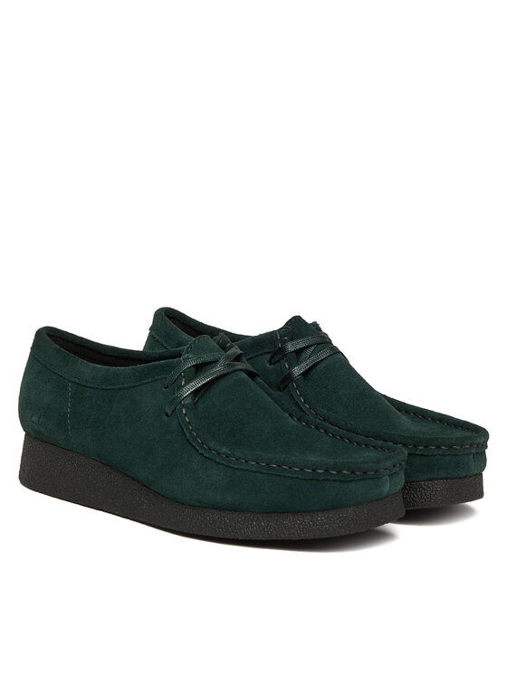Clarks Clarks Īsi apavi WallabeeEVOSh 26184613 Zaļš