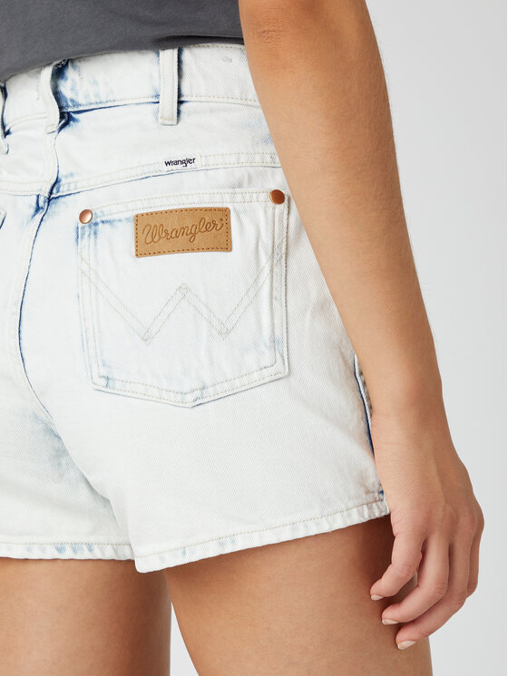Wrangler Wrangler Džínsové šortky Festival W25J1629Z 112332307 Modrá Regular Fit
