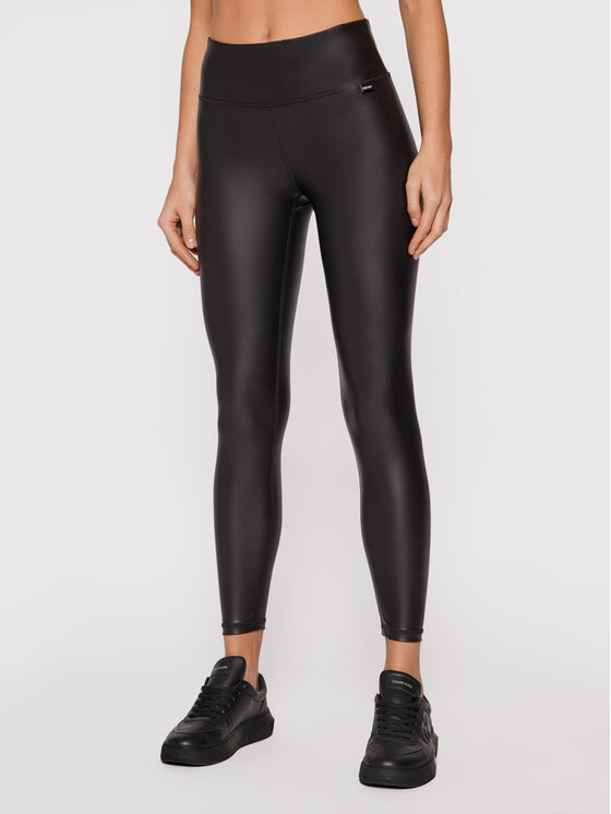 DKNY Sport Leggings DP0P2096 Crna Slim Fit