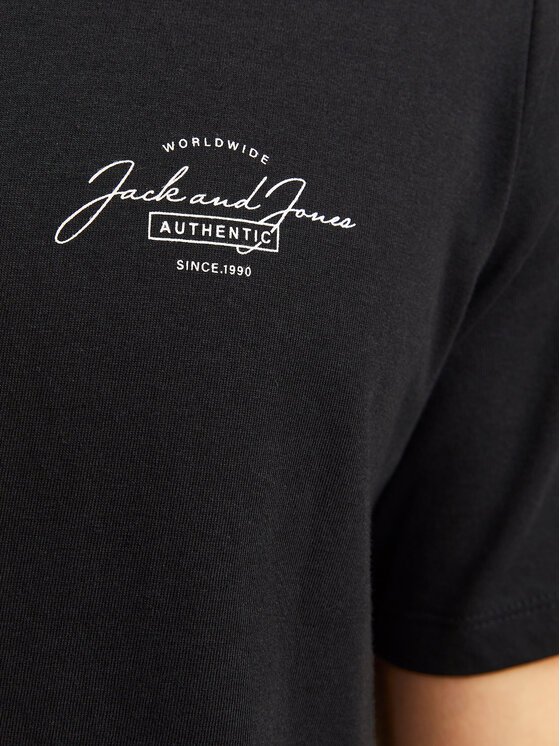 Jack & Jones Jack & Jones T-shirt Erris 12256799 Nero Standard Fit