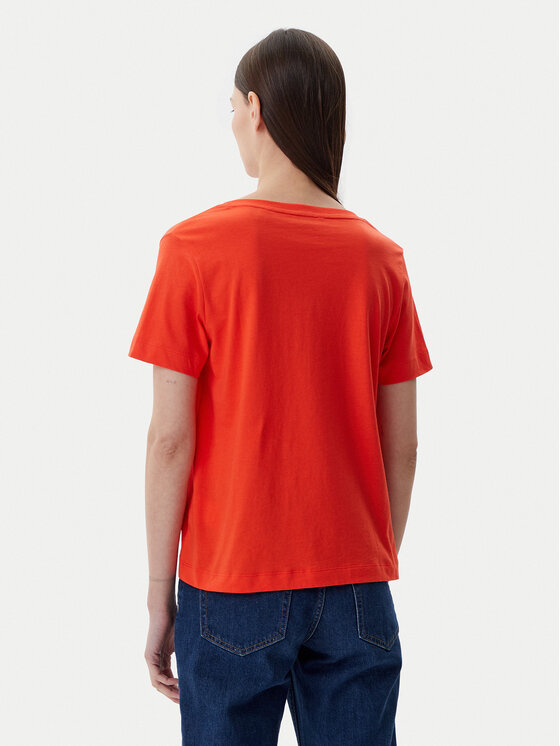 Gant Gant T-särk Shield 4200750 Oranž Regular Fit