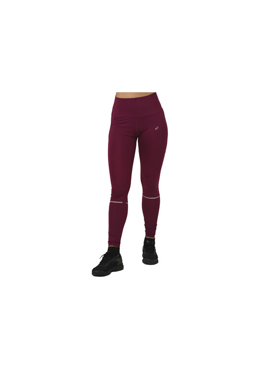 Asics Asics Legginsy Asics System Tight W Bordowy Slim Fit