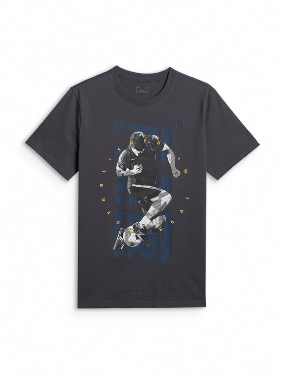 4F 4F T-Shirt casual Szary ciemny Regular Fit