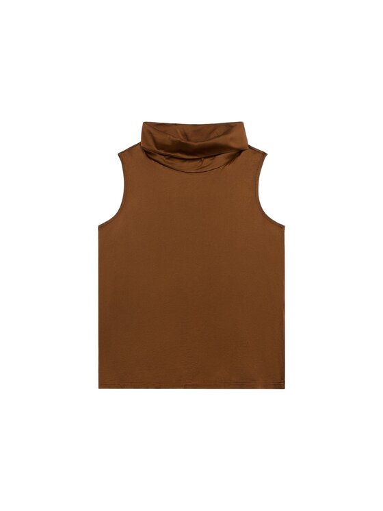 Oltre Oltre Blusa 2092R003187N022 Marrone Regular Fit