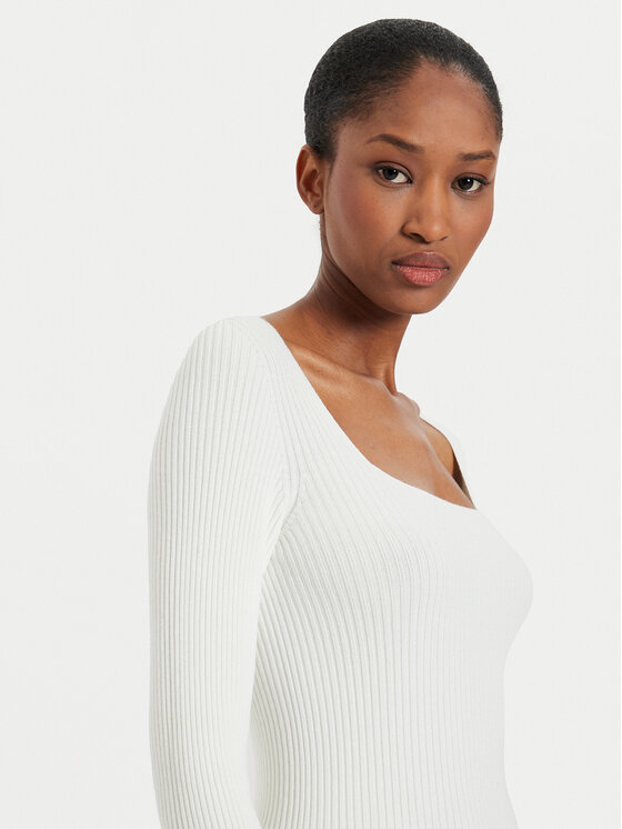 Kontatto Kontatto Pullover 3M0130 Écru Slim Fit
