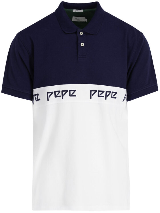 Pepe Jeans Pepe Jeans Polokošile PM541220 Bílá Regular Fit