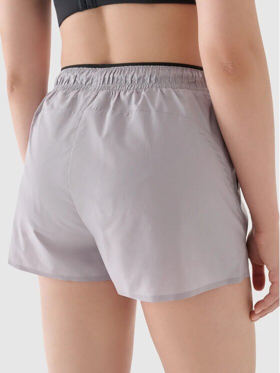 4F 4F Σορτς 4FWAW24TFSHF0758-25S Γκρι Authentic Slim Fit