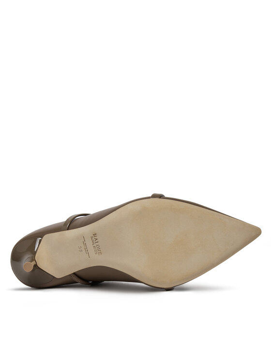 MALONE SOULIERS MALONE SOULIERS Klapki Maureen 85-267 Brązowy