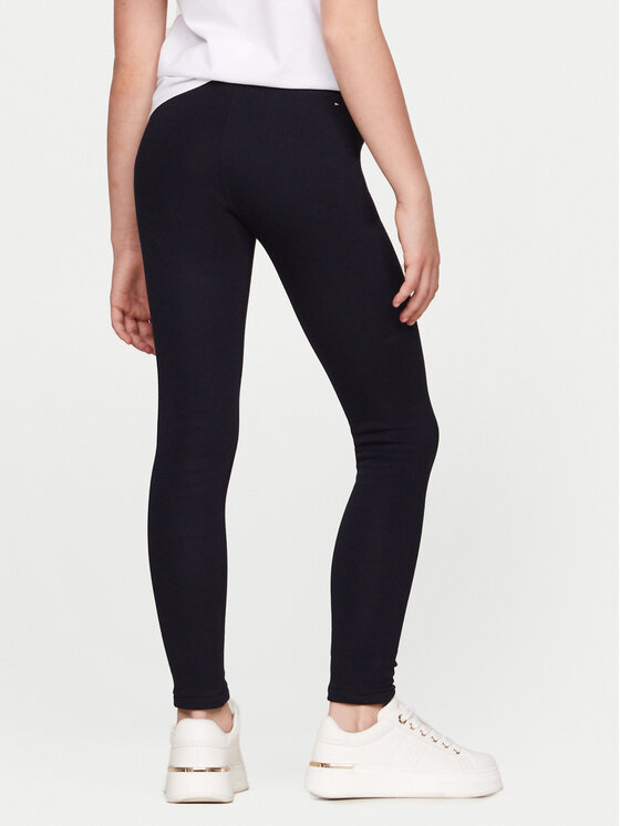 Tommy Hilfiger Tommy Hilfiger Leggings Varsity KG0KG08082 Sötétkék Slim Fit