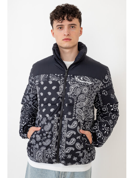 Kamuflage Kamuflage Kurtka zimowa MOB Czarny Regular Fit