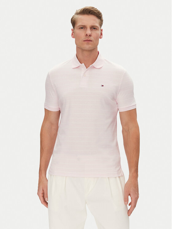 Tommy Hilfiger Polo MW0MW39994 Rosa Regular Fit, taglia : S