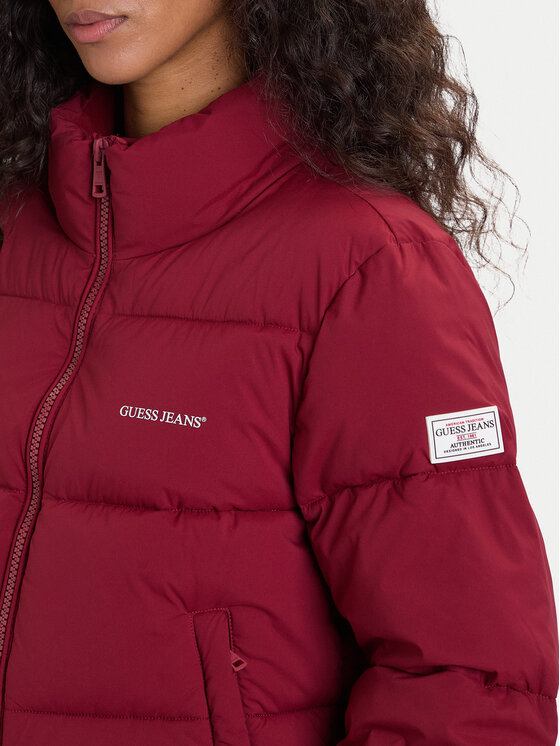 Guess Jeans Guess Jeans Μπουφάν χειμωνιάτικο W4BL20 WGII2 Κόκκινο Regular Fit