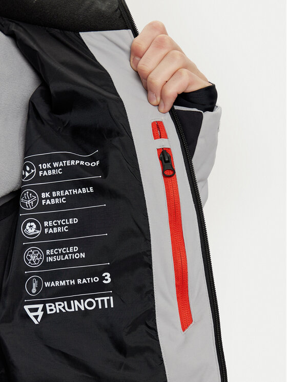 Brunotti Brunotti Скиорско яке Sanclair 2421200047 Сив Regular Fit