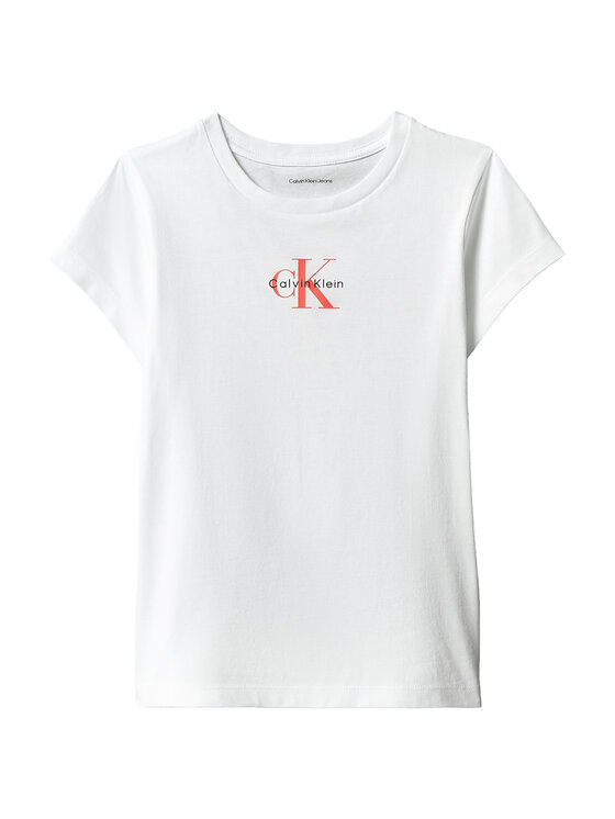 Calvin Klein Jeans Calvin Klein Jeans Póló LVCKSJA15G Fehér Regular Fit