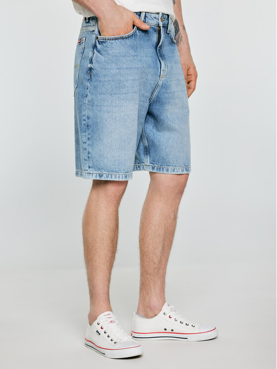 BIG STAR BIG STAR Kurtka jeansowa DENEEZ Niebieski Basic Fit
