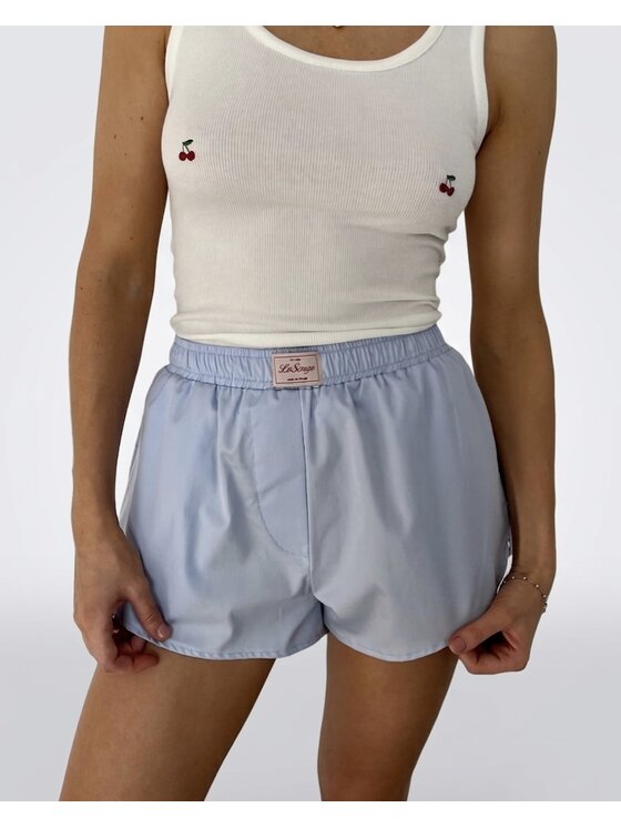 Le Songe Le Songe Top CHERRY Biały Basic Fit