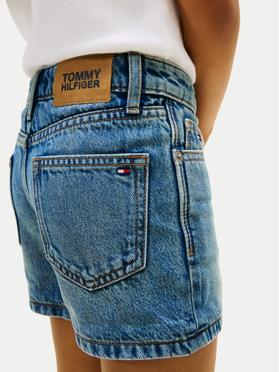 Tommy Hilfiger Tommy Hilfiger Džínsové šortky KG0KG09132 Modrá Regular Fit