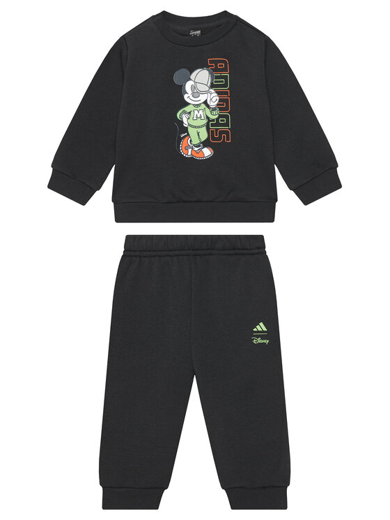 adidas adidas Tepláková souprava Disney Mickey Mouse JY3471 Černá Regular Fit