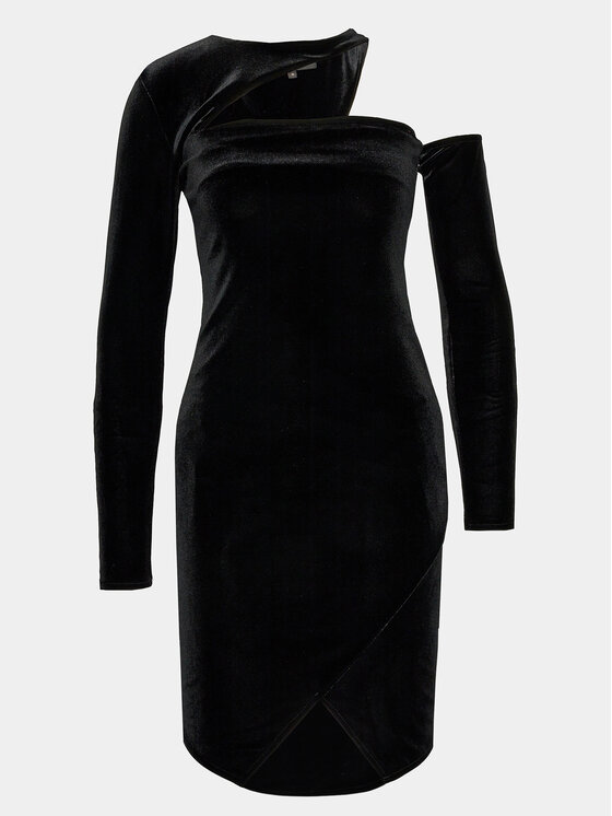 Undress Code Undress Code Φόρεμα κοκτέιλ Parisienne 598 Μαύρο Slim Fit