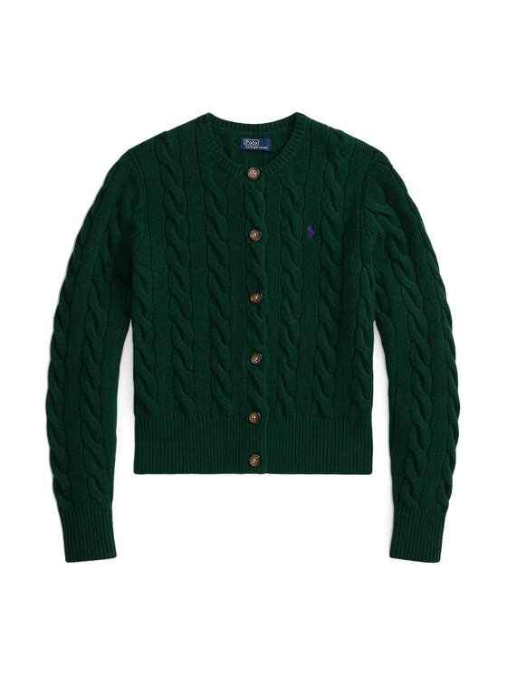 Polo Ralph Lauren Polo Ralph Lauren Kardigan 211972104008 Zielony Slim Fit